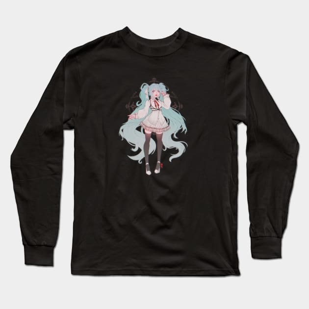 Hatsune Miku Long Sleeve T-Shirt by Thirea